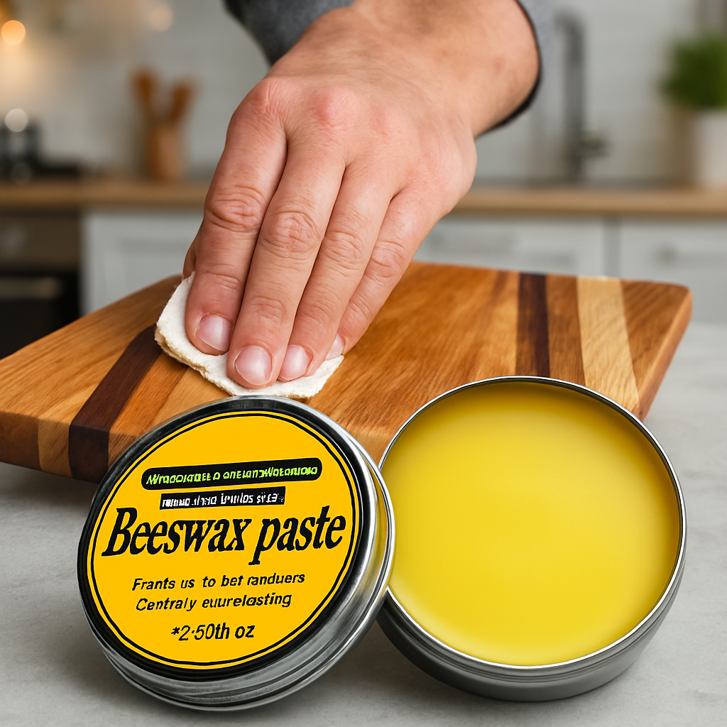 Bičių vaško pasta medinėms pjaustymo lentoms