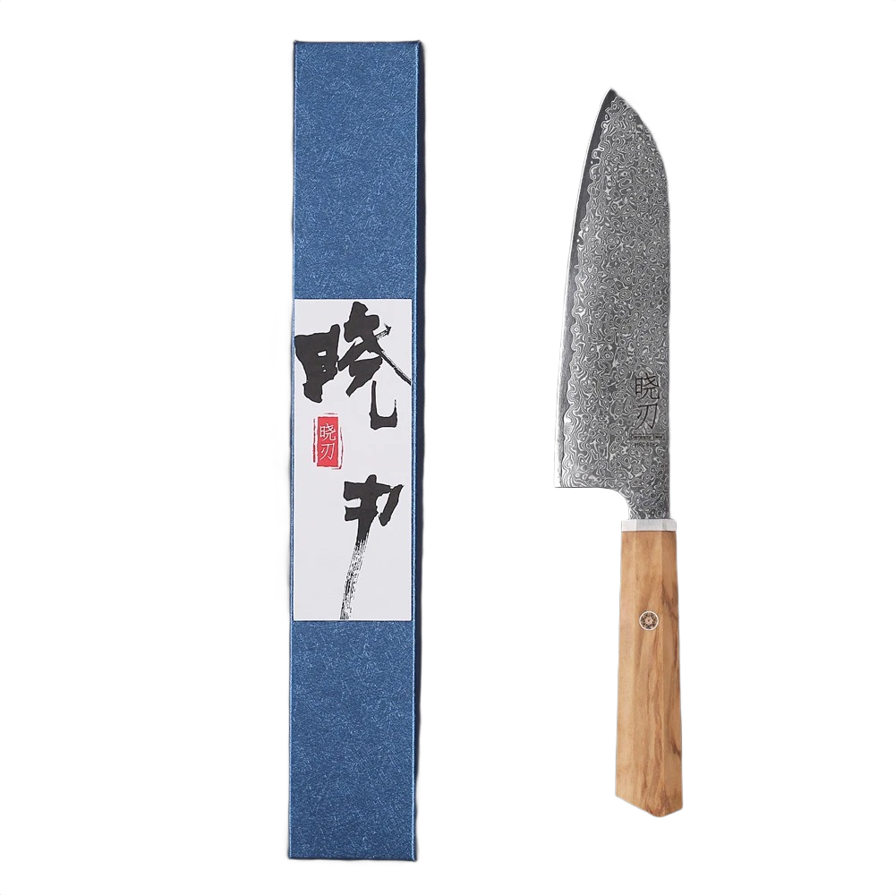 Damasko plieno santoku peilis - gastrO2